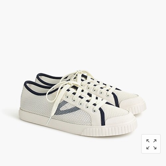 J. Crew Shoes - JCrew x Tretorn Mesh White Sneakers